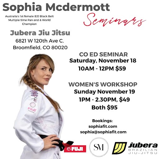 Sophia McDermott BJJ Seminar at Jubera Brazilian Jiu-Jitsu