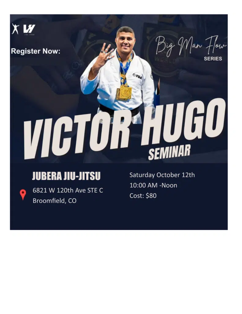 Victor Hugo Seminar at Jubera BJJ in Broomfield, CO