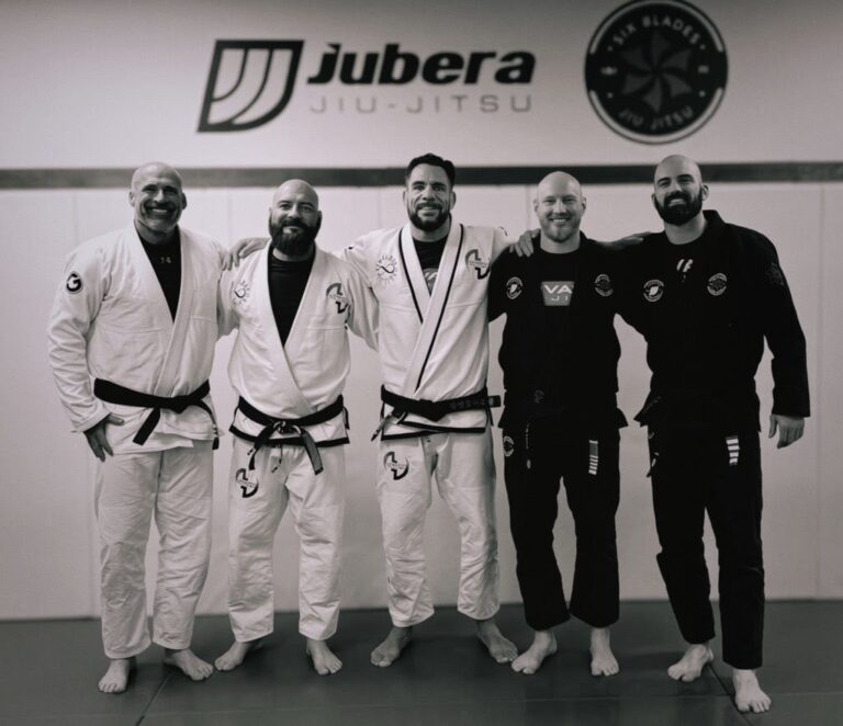 Lovato, James Puopolo, Brad Nico after training BJJ
